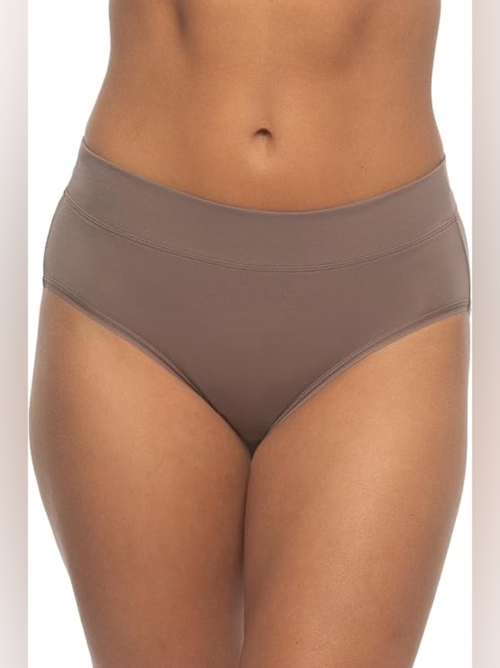 Felina Womens Pima Cotton Wide Waistband Hipster